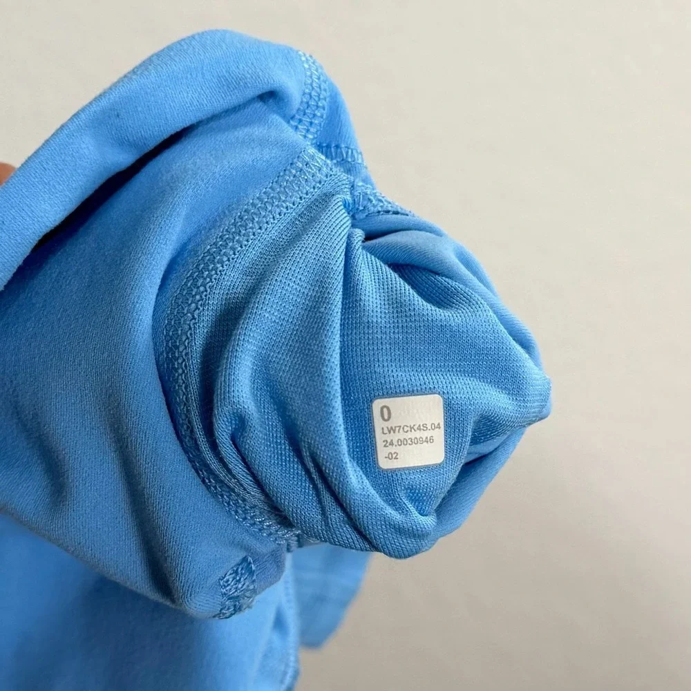 Lululemon Athletica Kayak Blue Light Align High-Rise Shorts Women's Size 0‎